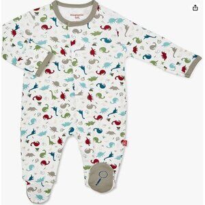 Magnetic Me Organic Cotton Footie Pajamas (3-6 M)